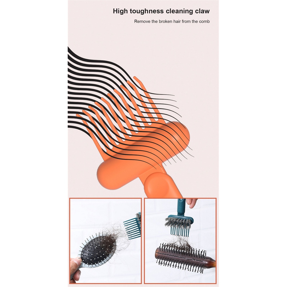 ღ Pembersih Sisir Cakar Alat Mini Udara Bantal Sisir Cleaning Sikat Pembersih Rambut Airbag Sisir Cleaner