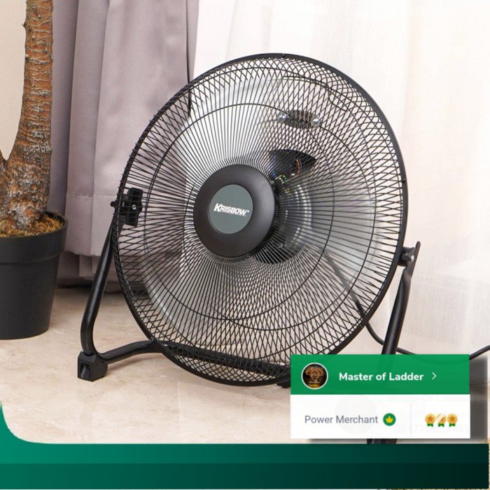 RD Kipas angin kipas angin besi meja kipas indrustial dan rumahan Krisbow