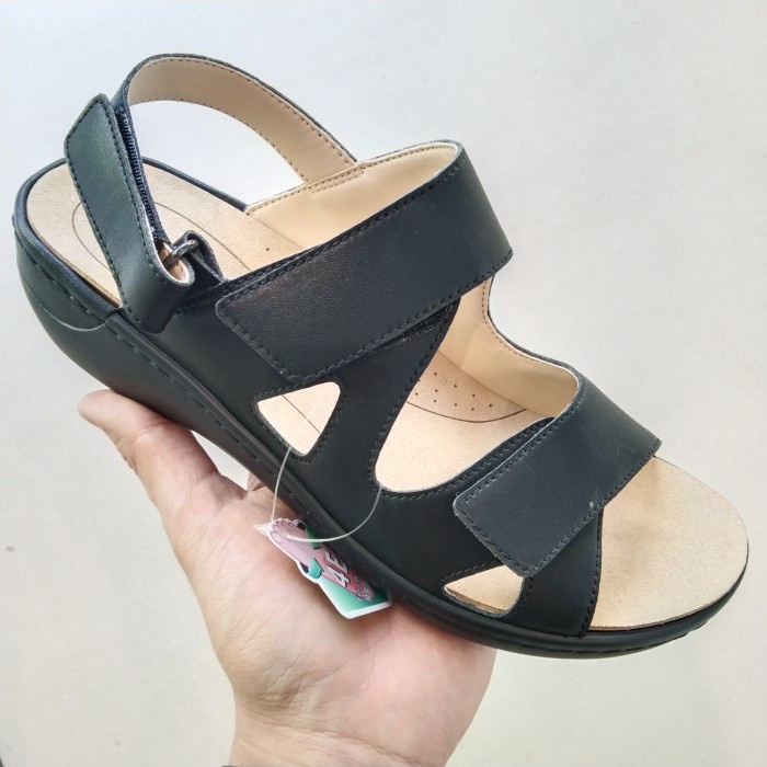 Sandal Kesehatan Wanita Comfort Dr Kong 8000212 Black - W .Letha