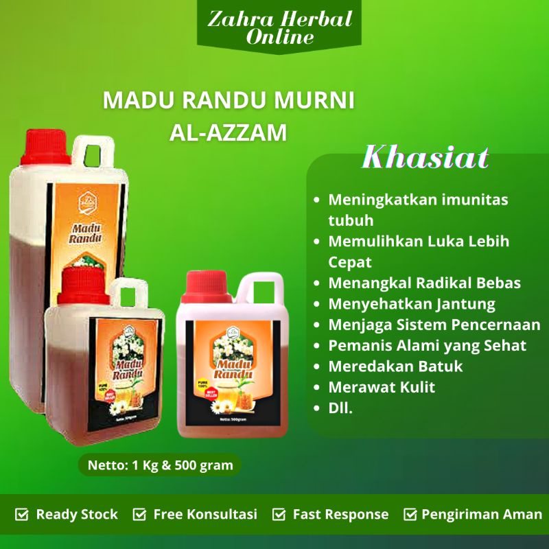 

Madu Randu 500 gram Madu Asli Madu Murni Madu Randu Murni