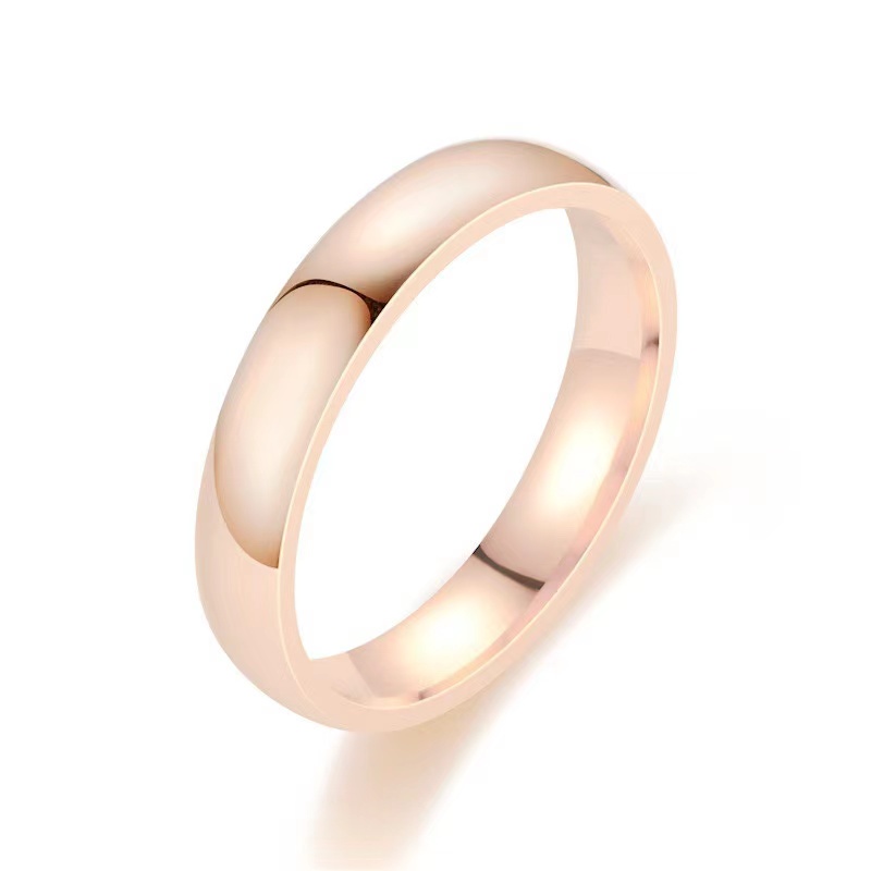 Jewelry_Import CINCIN TITANIUM COUPLE PRIA WANITA SIMPLE DAN ELEGAN#T06