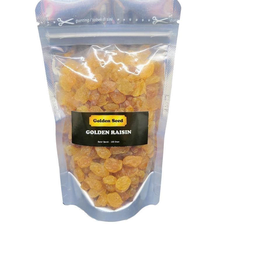 

6.6 FLASH SALE GOLDEN RAISIN 100 GRAM UNSWEETENED PREMIUM - KISMIS KUNING 100 GR