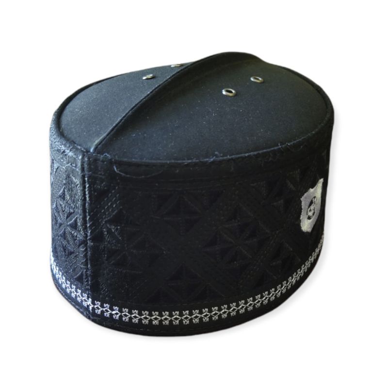 PECI KOPIAH HAJI ASSAGOFAH HITAM DAN PUTIH BERKUALITAS