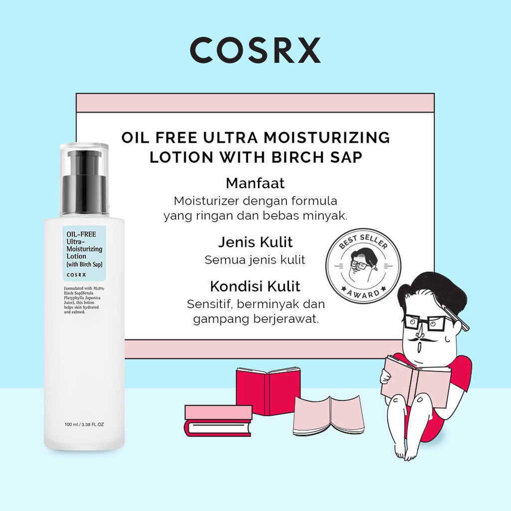 COSRX OIL FREE ULTRA MOISTURIZER LOTION - 100ML