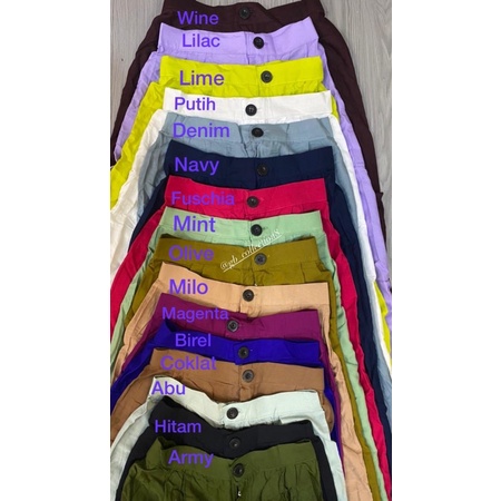 Kulot Hw Rayon One size & Big size