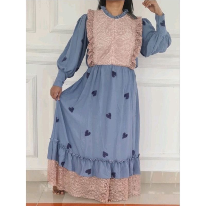 dress ballon dress pesta premium import meijiwang