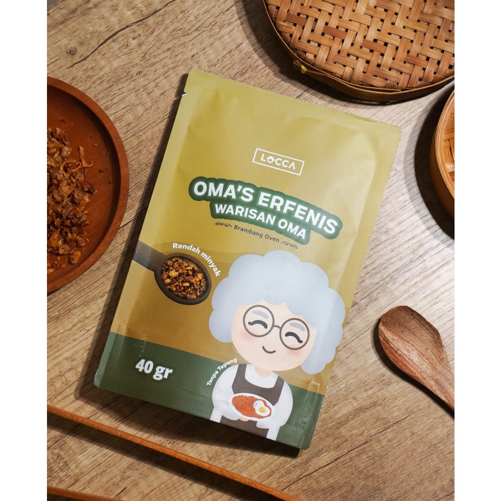 Locca Bawang Oma Erfenis 40 gr/ Bawang Oven/ Senisehat