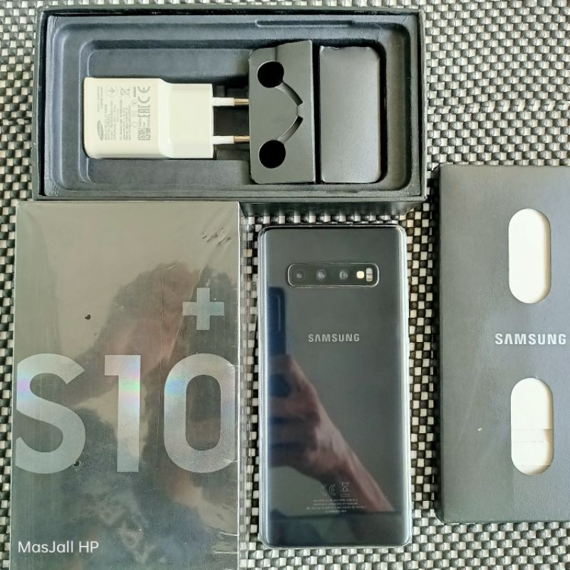 Samsung S10+ Plus 8/128 Second Fullset Ori Resmi Sein