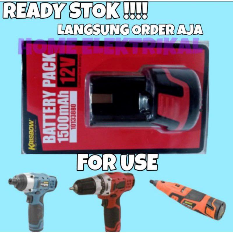 Part Battrey Bor Cordless 12V Krisbow