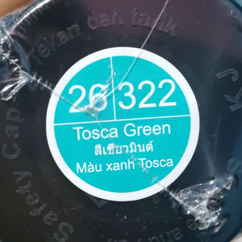 Pilok Pilox Cat Samurai Tosca Green 322 400ml Hijau Tosca Toska Cat Semprot Samurai Paint Aerosol