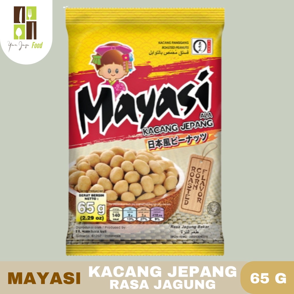 Mayasi Kacang Jepang [Bawang/Pedas/Jagung] 65g