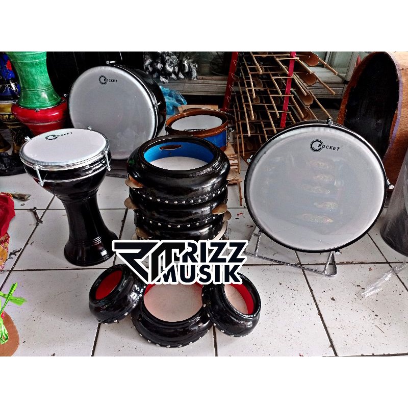PROMO Rebana Hadroh Jepara Standar Alat Hadroh Full Set