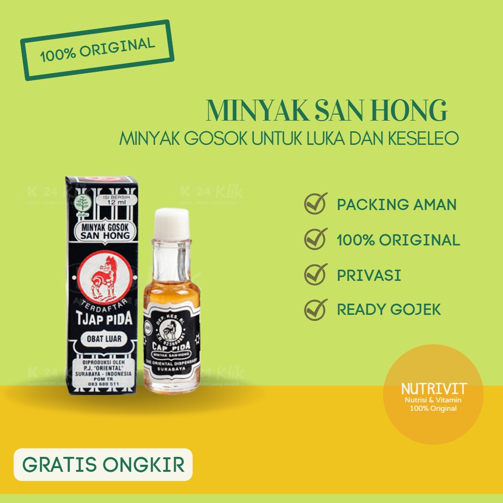 MINYAK SAN HONG 12 ML /50 mL