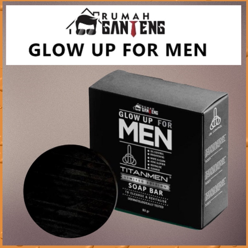 Sabun Muka Cowok GLOW UP FOR MEN By Rumah Ganteng (BPOM)