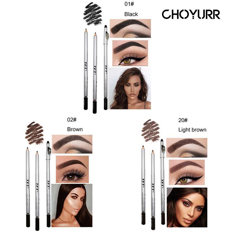 【COD】Eyebrow Pensil Alis Soft Brow Pencil Waterproof Eyebrow Pencil Tahan Air Tahan Lama MakeUp Pensil Alis Import-CH