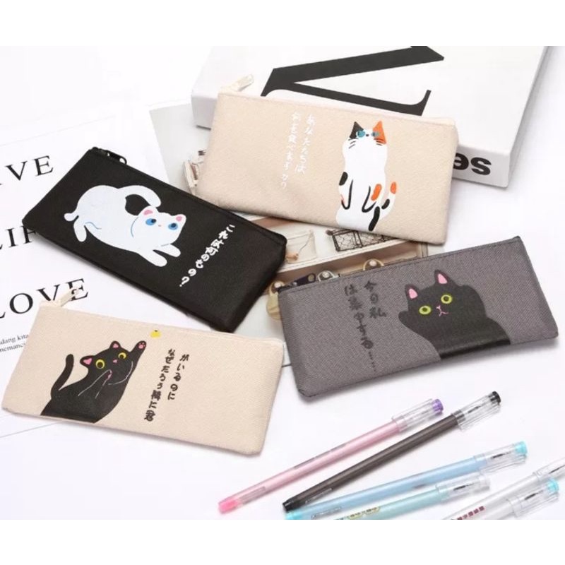 DOMPET PENSIL JAPAN POUCH JEPANG DOMPET JAPAN SOUVENIR JEPANG