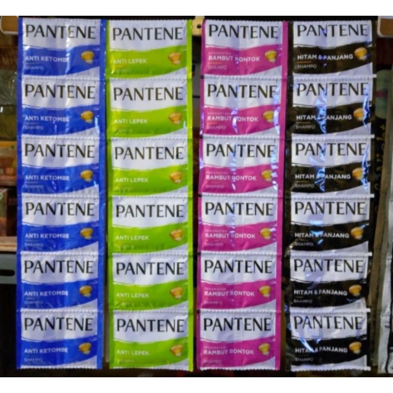 pantene renteng isi 12 sachet/shampoo pantene/pantene sachet/pantene renceng