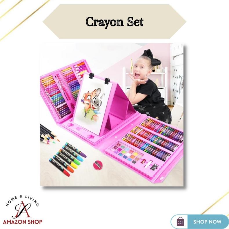 

SET CRAYON 208 PC / KRAYON MEWARNA ALAT MENGGAMBAR DAN MEWARNAI ANAK TERLARISS...,,,,,