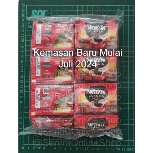 

Kopi-Bubuk- Nescafe Classic Sachet 2 Gr - 1 Pack Isi 60 Sachet -Bubuk-Kopi