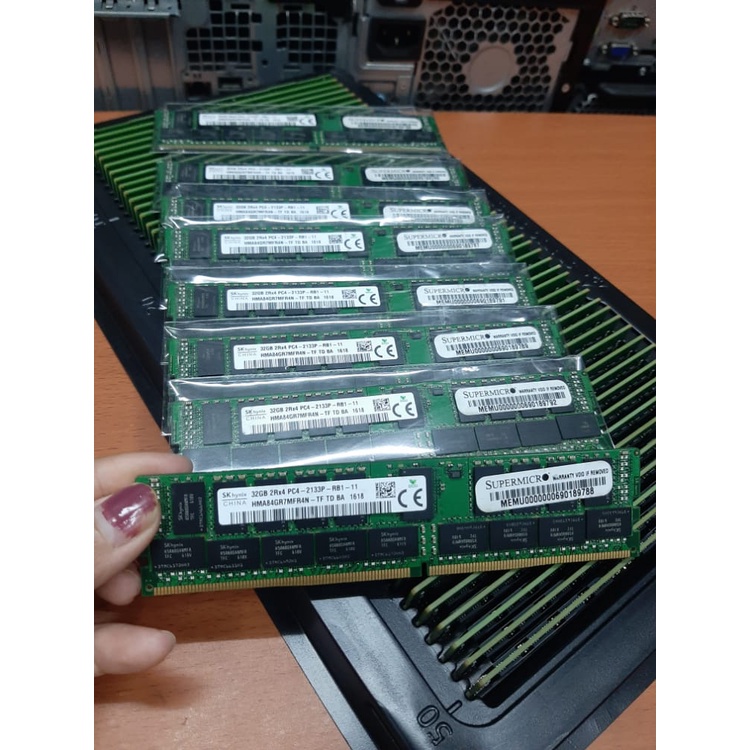 Memory ram server ECC REG 32GB 2RX4 PC4-2133P DDR4 ECC REGISTER FOR PC SERVER/SAMSUNG/MICRON/SKHYNIX ORIGINAL