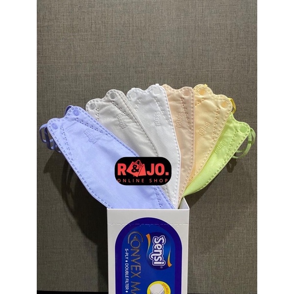 Masker Sensi Convex 5ply Edisi Natal dan Tahun Baru isi 30 pcs