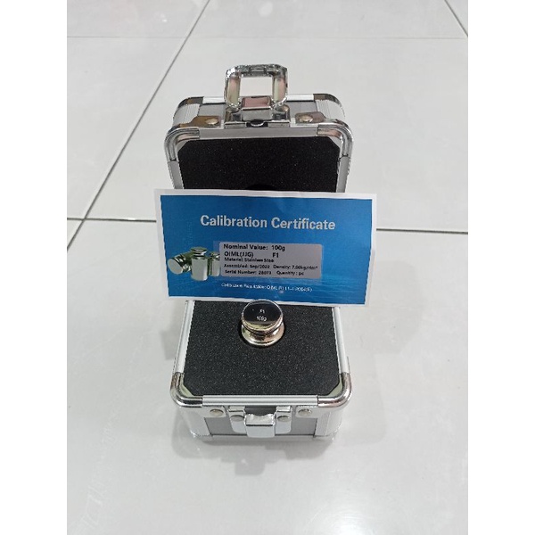 Batu Timbangan F1 100 gr / Anak Timbangan F1 100gr stainless