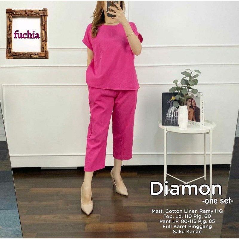 DIAMON SETELAN BAJU WANITA TERBARU