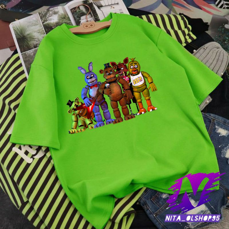 baju anak kaos anak fnaf five nigth at freddy's