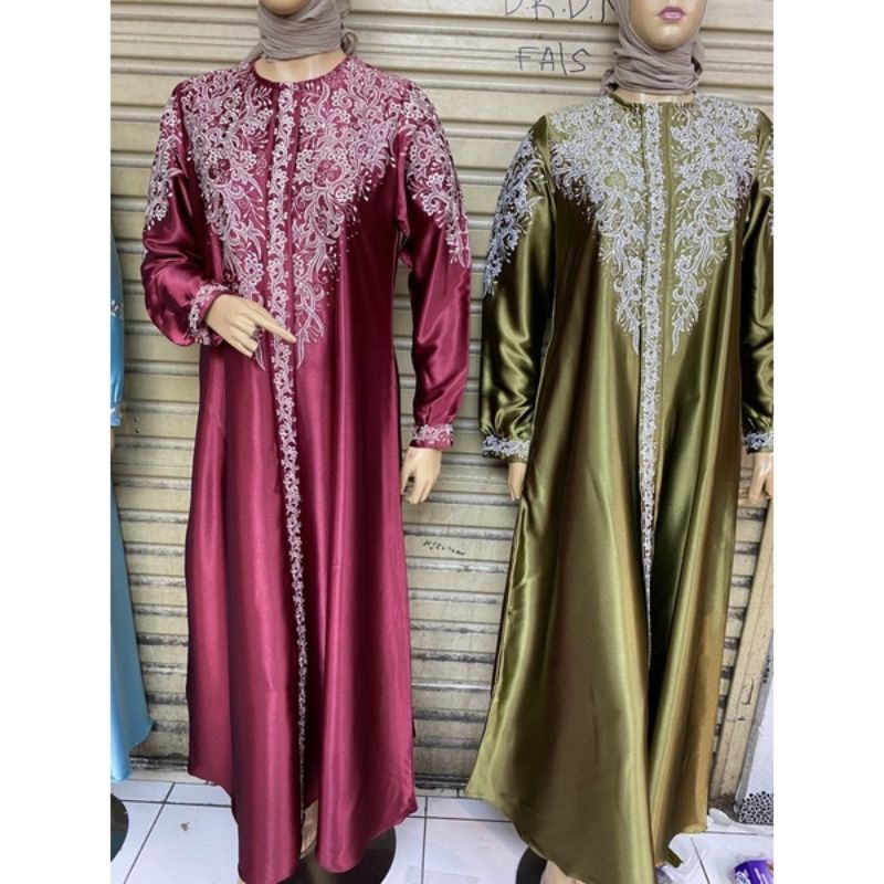 gamis kristal NAYARA original / GAMIS PESTA /GAMIS PENGAJIAN