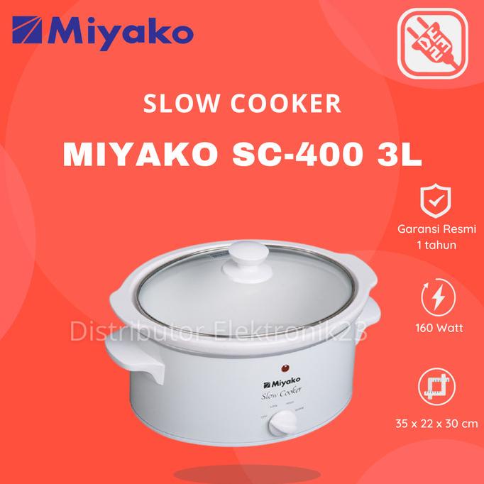 Promo Miyako Slow Cooker 4,5 Liter - SC-400