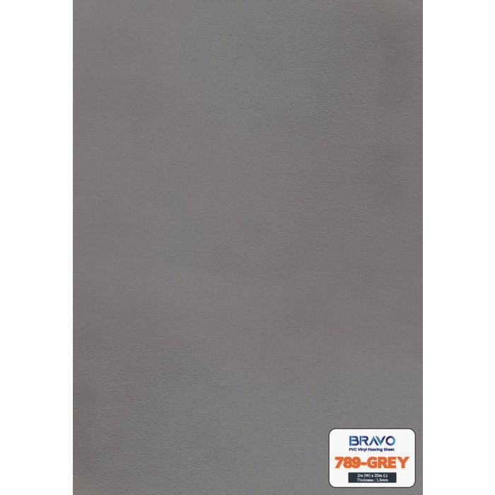 Tag Vinyl Roll Bravo Tebal 1,5Mm / Vinyl Lantai Motif Semen Polos Bravo