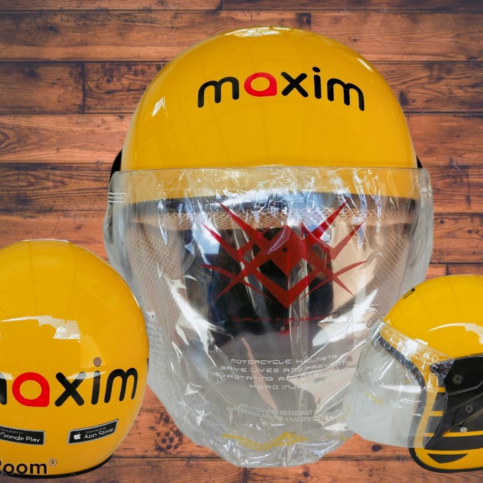HELM OJEK ONLINE MAXIM OJOL