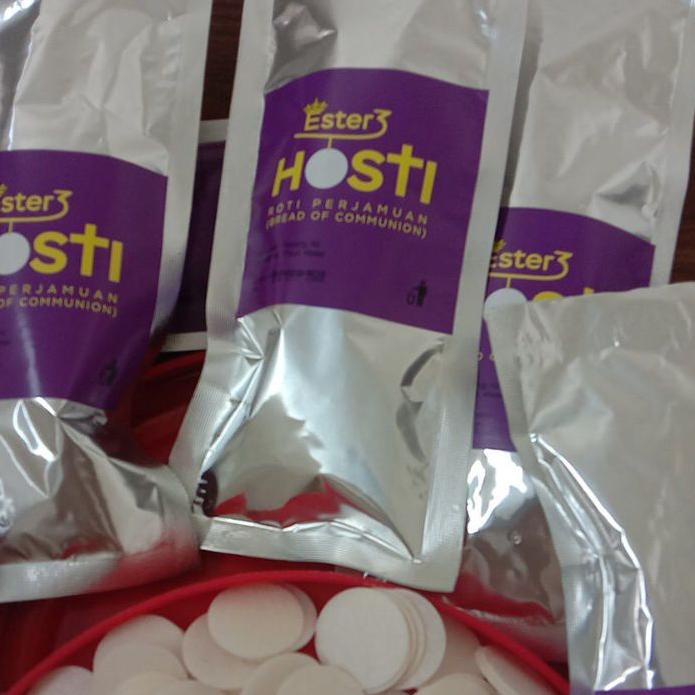 

ORIGINAL% Hosti/Communion Bread/Roti Perjamuan 100 pcs