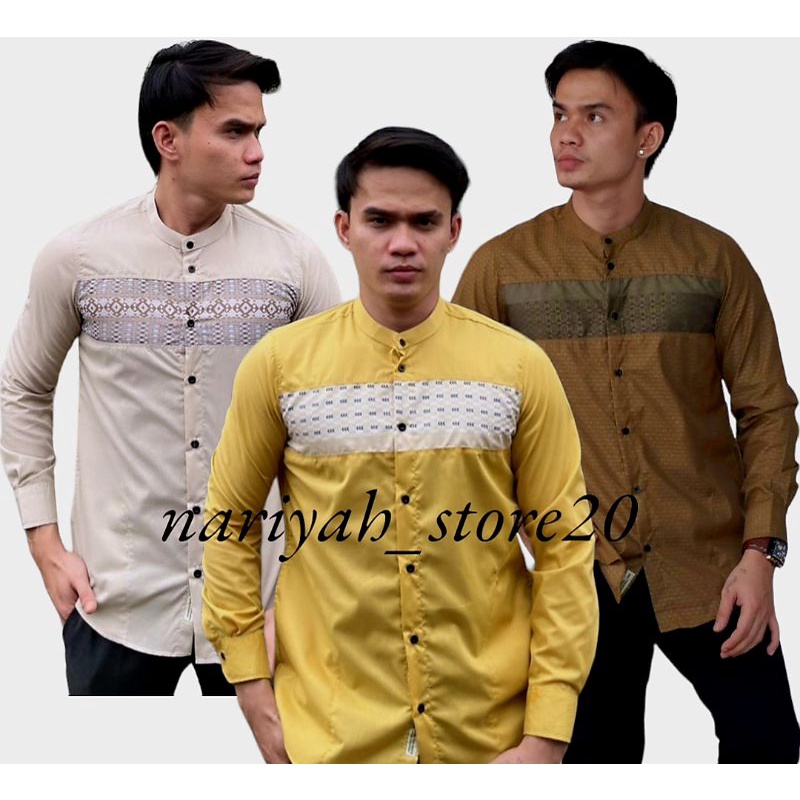 kemko mk standar  terlaris & terbaru baju koko keren dewasa katun adem mewah kalem berkualitas