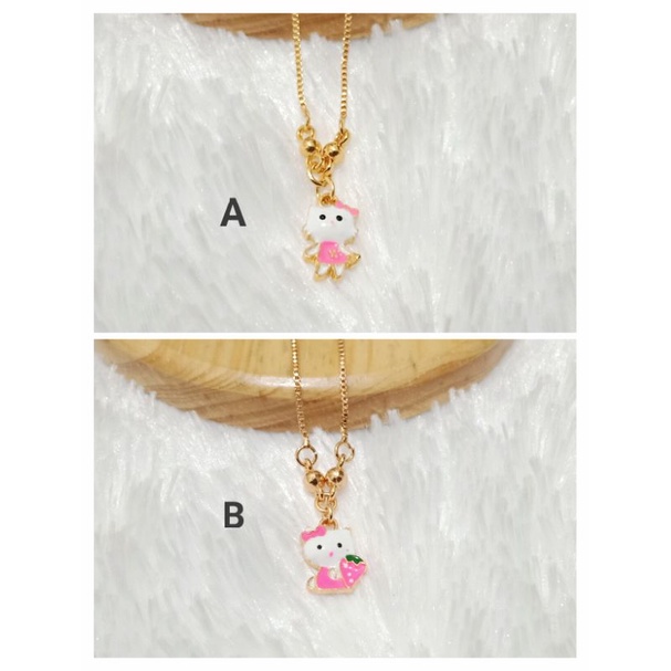 LMK06. Kalung xuping anak lapis emas Hello kitty