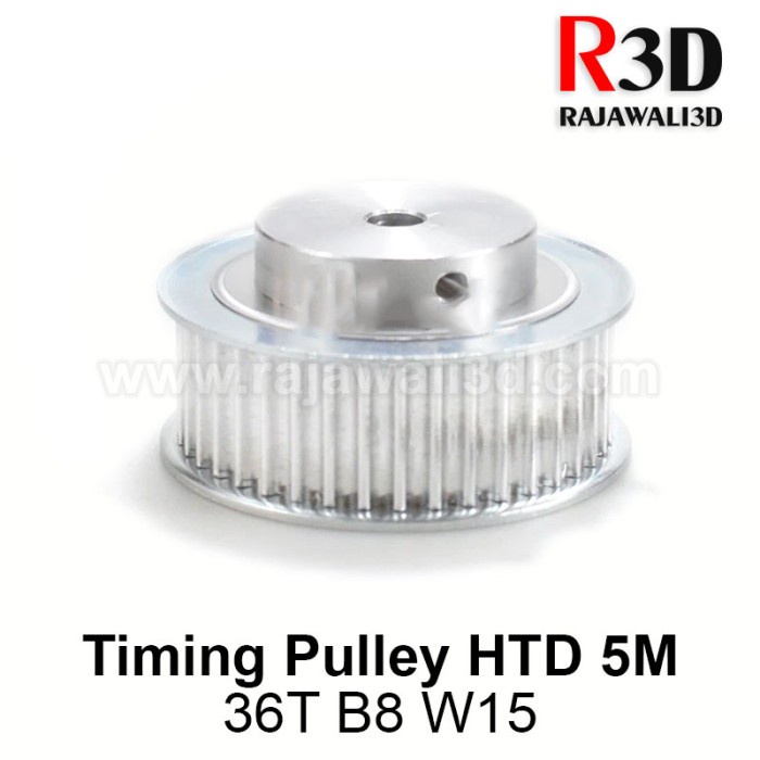 HTD5M Timing Pulley 36 Teeth Bore 8mm Belt 15mm
