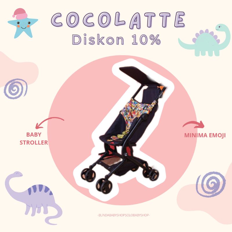 STROLLER COCOLATTE POCKIT MINIMA EMOJI