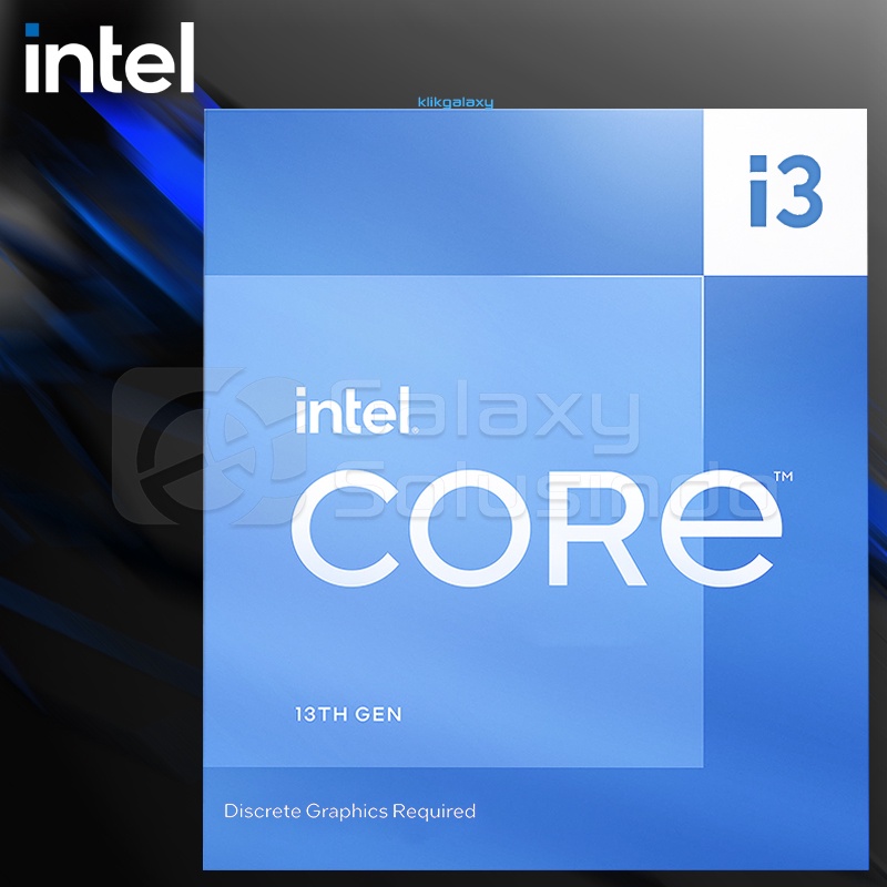 Intel Core i3-13100f LGA1700 4 Core 8 Thread Raptor Lake Processor