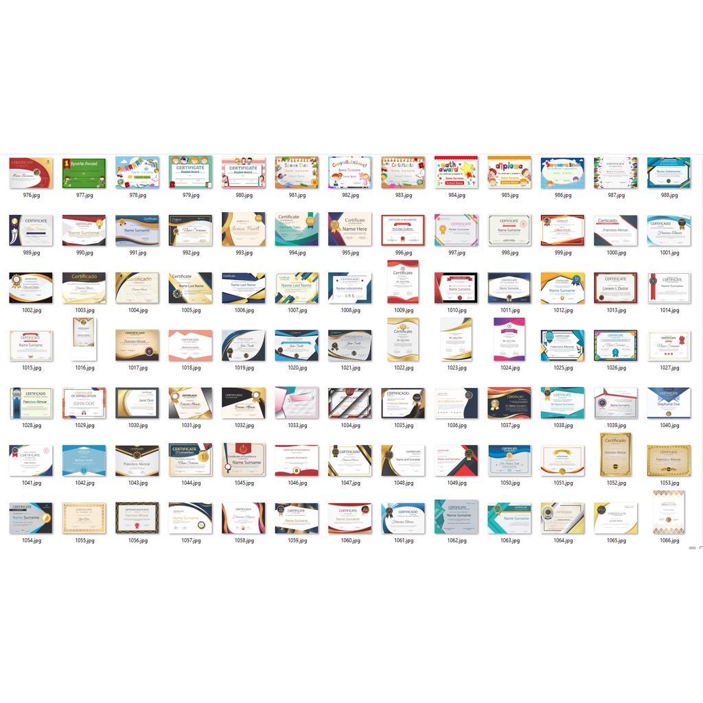 2000+ Certificate Designs Cdr File