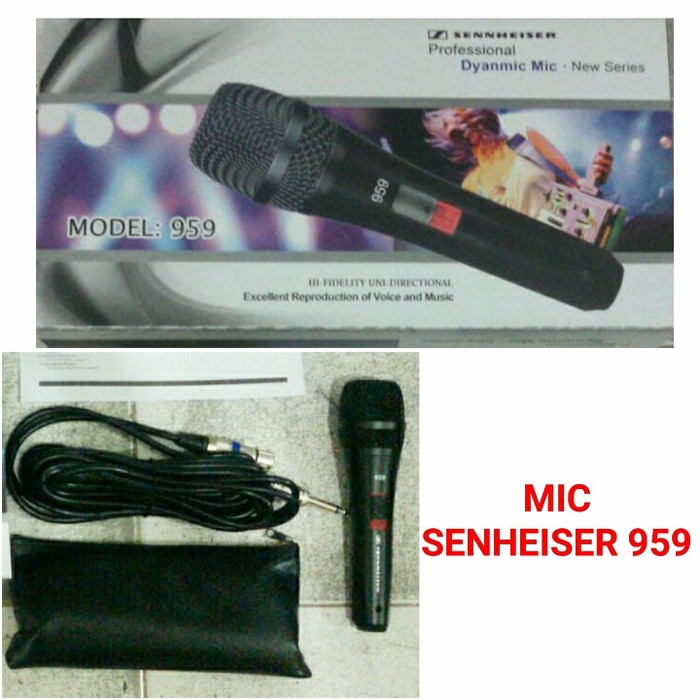Mic Sennheiser 959 kabel dwi3l dijamin