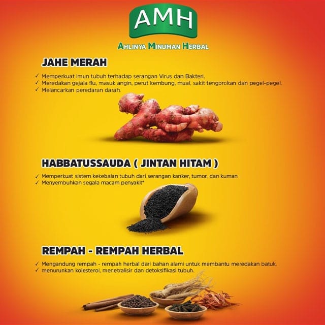 JAHE MERAH AMH 20GR 1 DUS = 240 SACHET