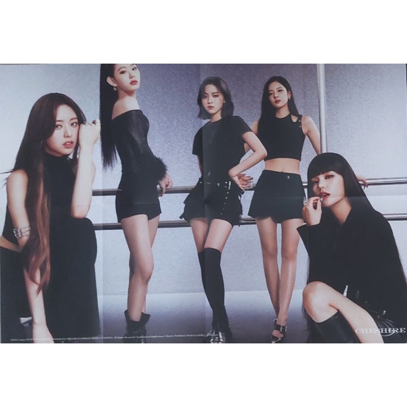 Official Folded Poster ITZY Cheshire