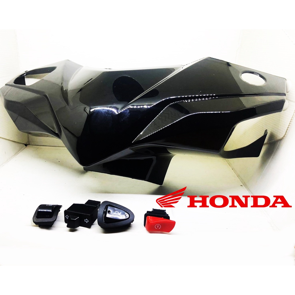 batok kepala depan honda beat fi 2013 2014 hitam stater kasar + saklar set vietnam