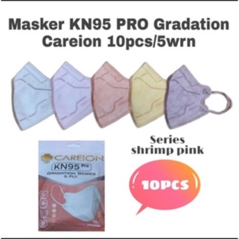 MASKER KN95 PRO GRADASI CAREION/ MASKER CAREION MURAH ISI 10