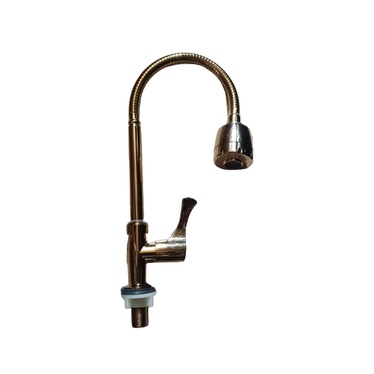 kran dapur angsa fleksibel tembok tanam gold kran fleksibel gold emas