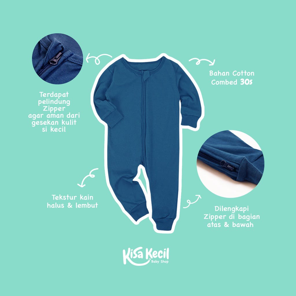 Booyah Baby Kids / Kisa Kecil Sleepsuit Piyama Anak 0-3M 3-6 6-12 1-2 Tahun 100% Premium Cotton Jumper Bayi Jumpsuit