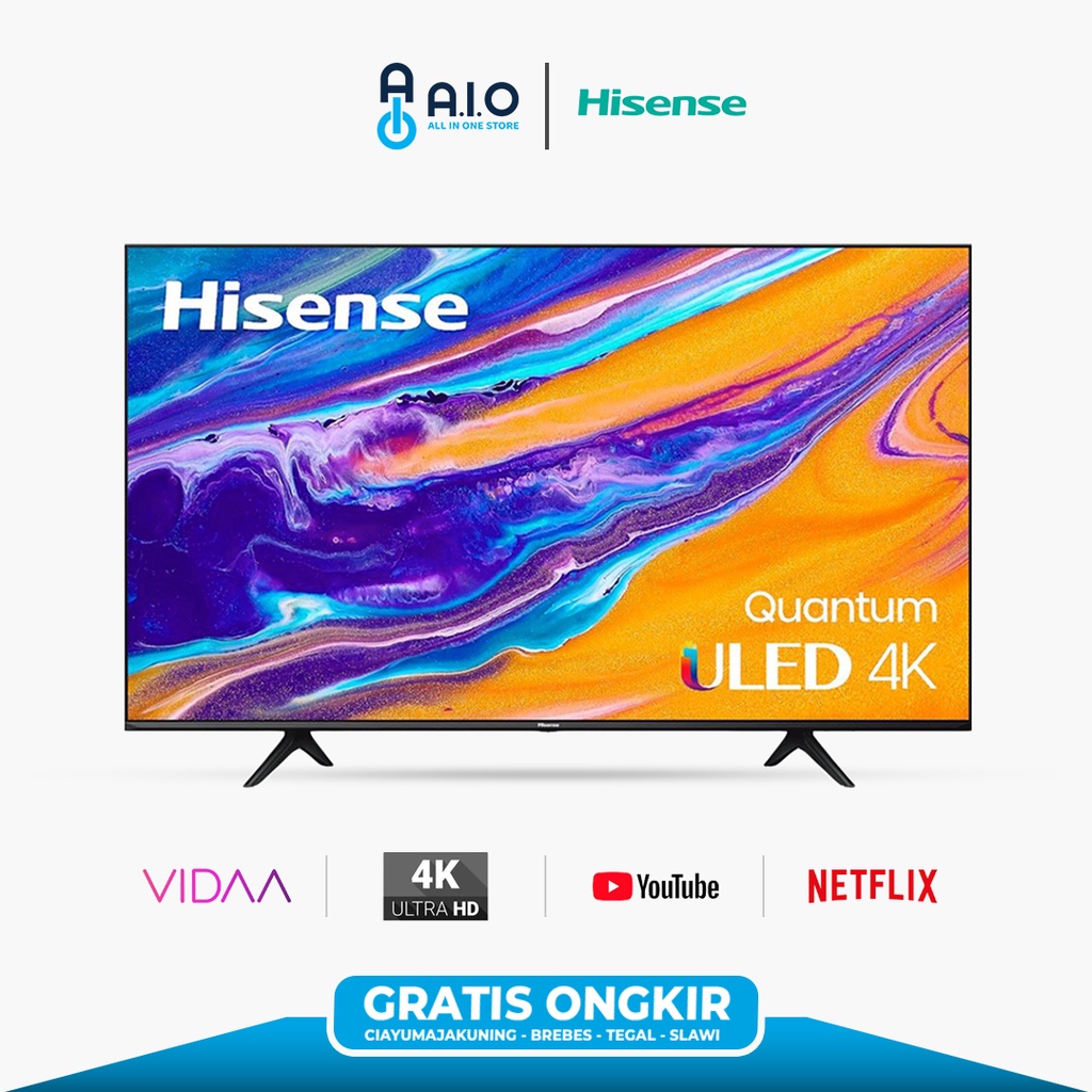 HISENSE - TV SMART 55" - 55U6G PROMO GRATIS ONGKIR