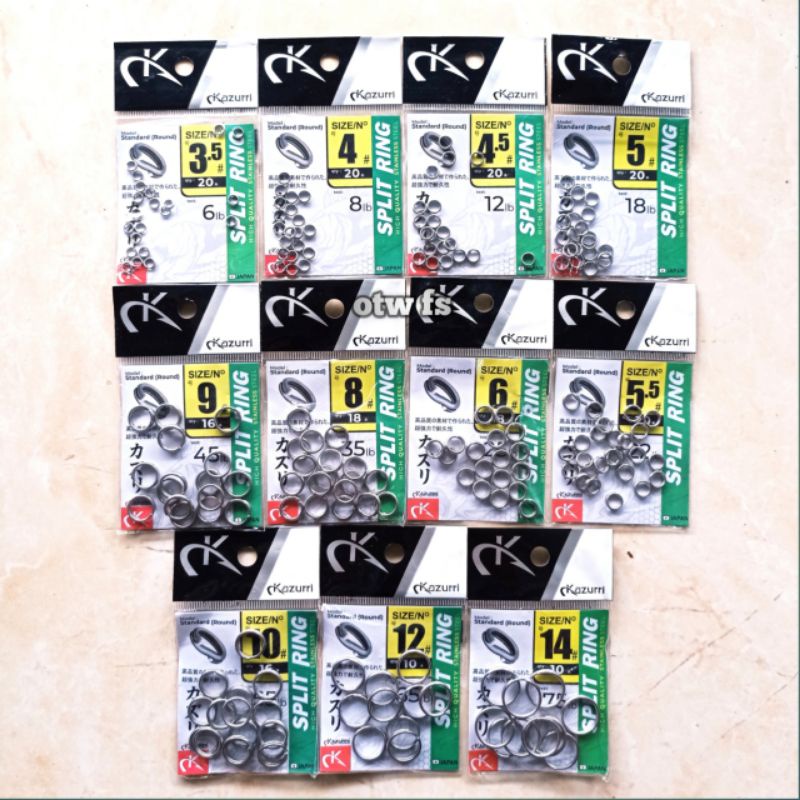 Split Ring Kazurri Round Stainless Steel