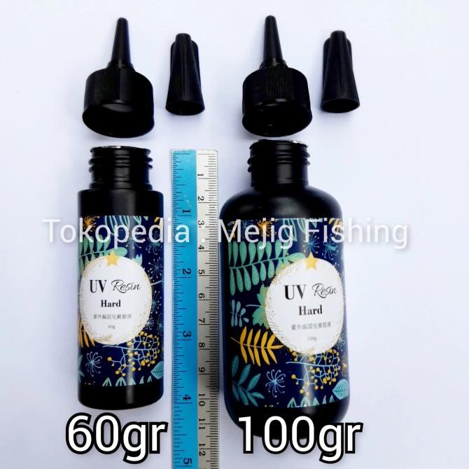 [Bayar DiTempat] Resin Ultraviolet 60gr 100gr Untuk Assist Hook / UV Resin Bening Keras