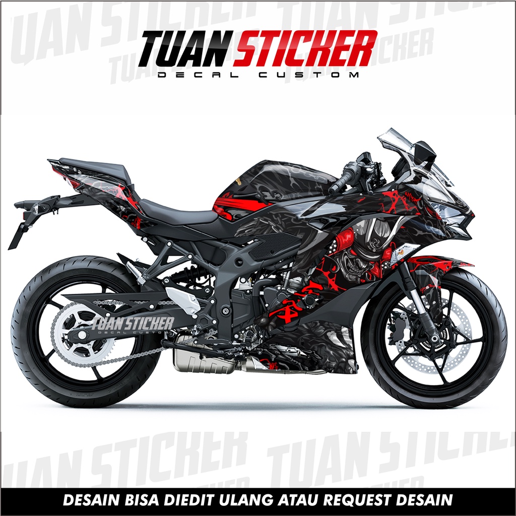 Sticker Decal Full Body Ninja ZX25R Stiker ZX25R Full Body Kode Kosong empat